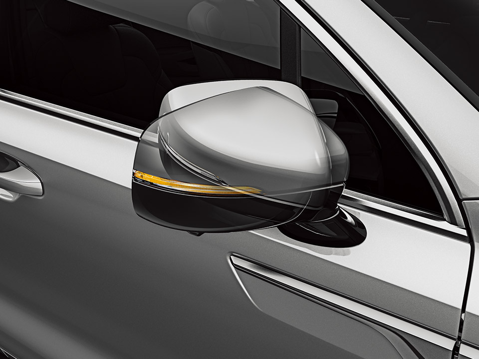 Outside mirror & repeater